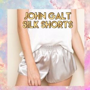 John Galt / Brandy Melville Silk Shorts